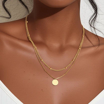 Amelia Double Layer Necklace
