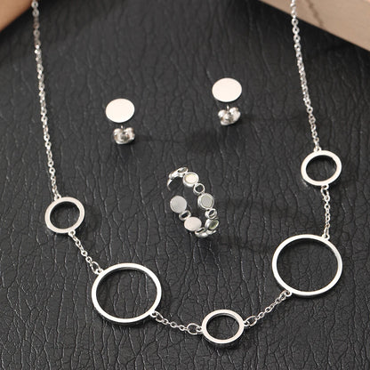 Helena Necklace Earrings Ring Set
