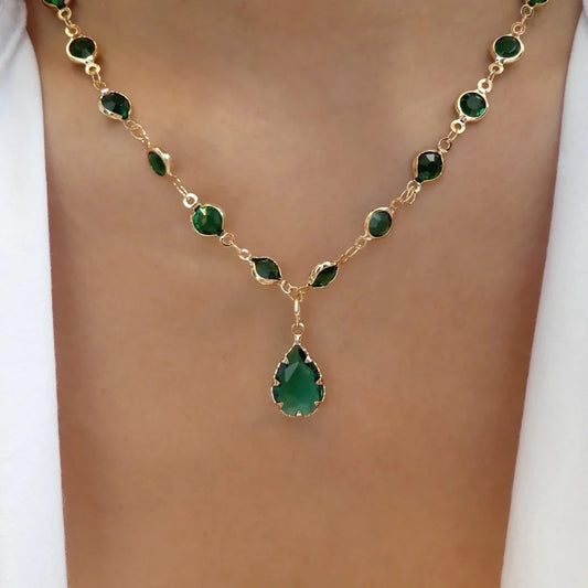 Olive Multilayered Choker Necklace