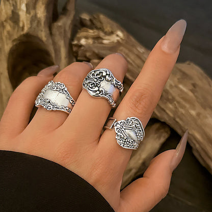 Moira Adjustable 8Pcs Set Rings