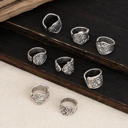Moira Adjustable 8Pcs Set Rings