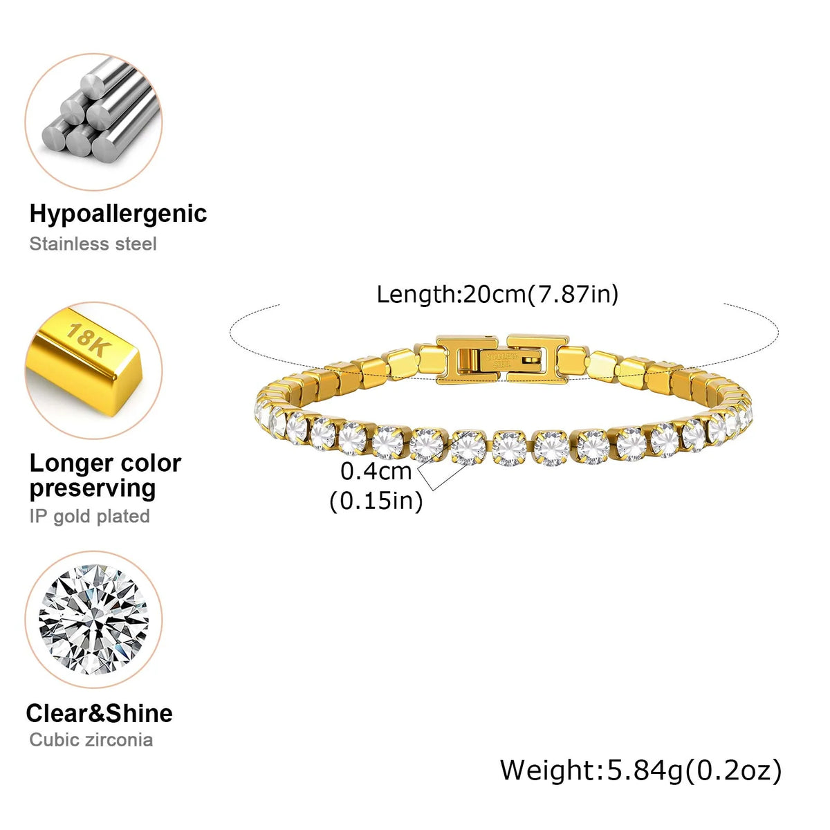 Harper Tennis Bracelet