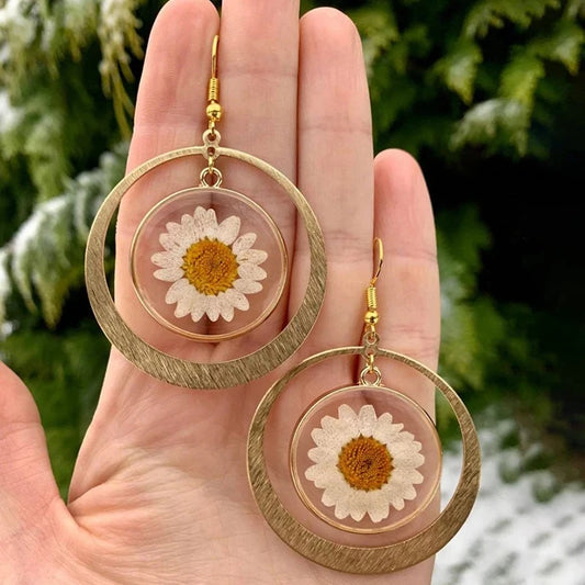 Daisy Pressed Earrings