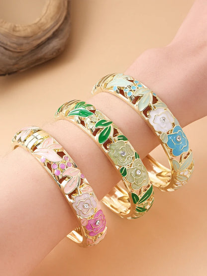 Maisha Floral Bangle