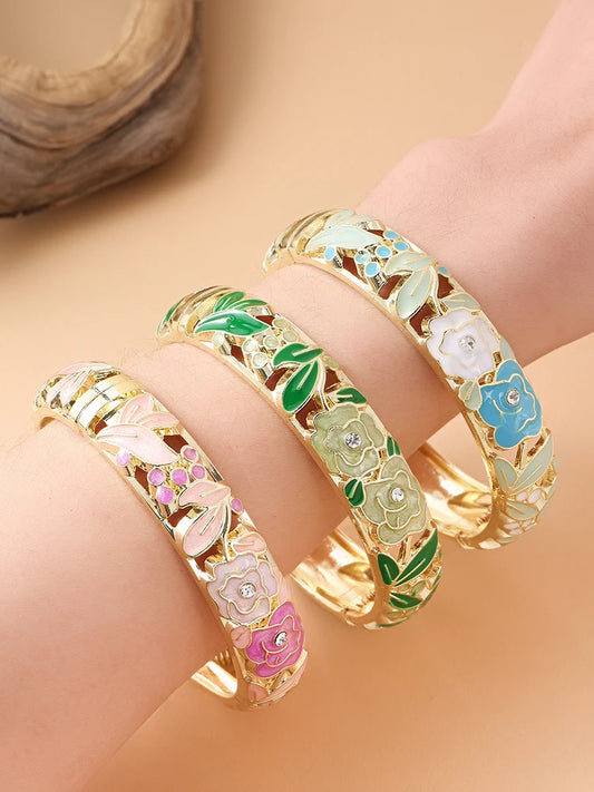 Maisha Floral Bangle