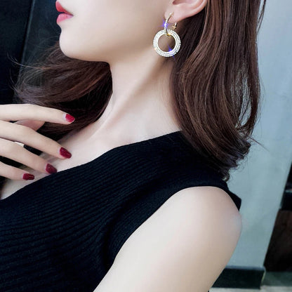 Zoé Hoop Drop Earrings