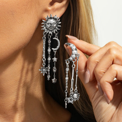 Savannah Sun and Moon Earrings