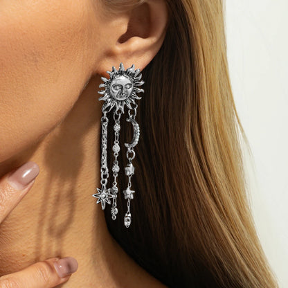 Savannah Sun and Moon Earrings